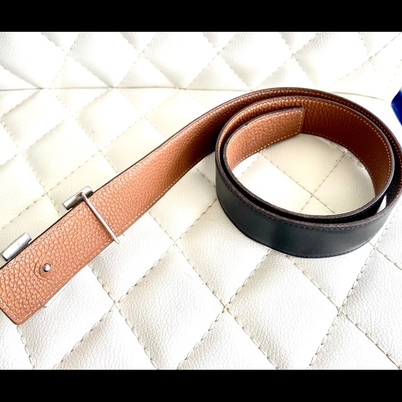 Constance belt buckle & Reversible leather strap - Picture 4 of 7